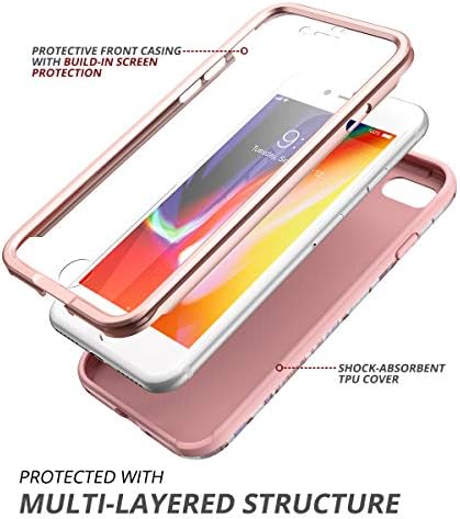 מארז IPhone SE 2020 של Suritch Se 2020, מארז iPhone 8/7 [מגן מסך מובנה] הגנה על גוף מלא גוף מלא פגוש מחוספס כיסוי